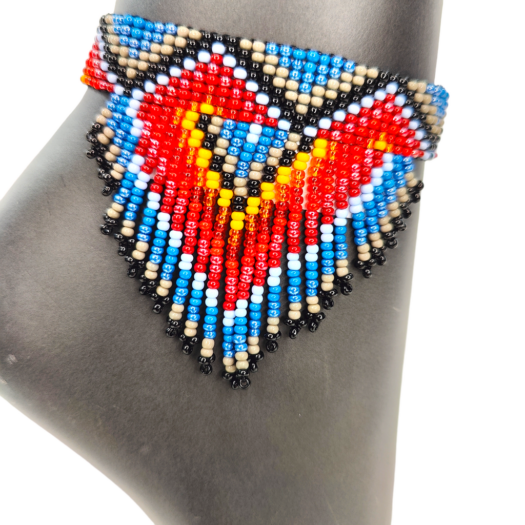 Indigenous beading, Shamanic Store, Embera Chami Tribe, psychedelic jewelry, ayahuasca jewelry, protection beads, Spiritual tools, spirituality, spirituality necklace, energy clearing tools. Risaralda, Kurmado, Colombia, Indigenous made, Hand by craft